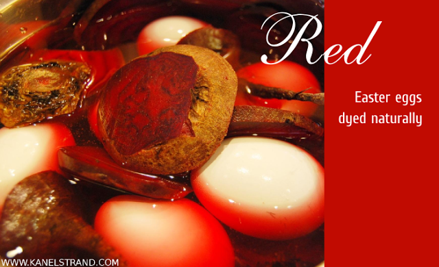 Dye your Easter eggs red with beets