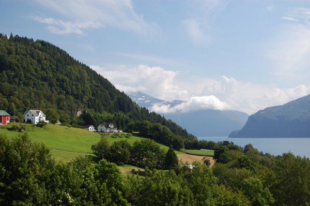 Idyllic view of Romsdalsfjord