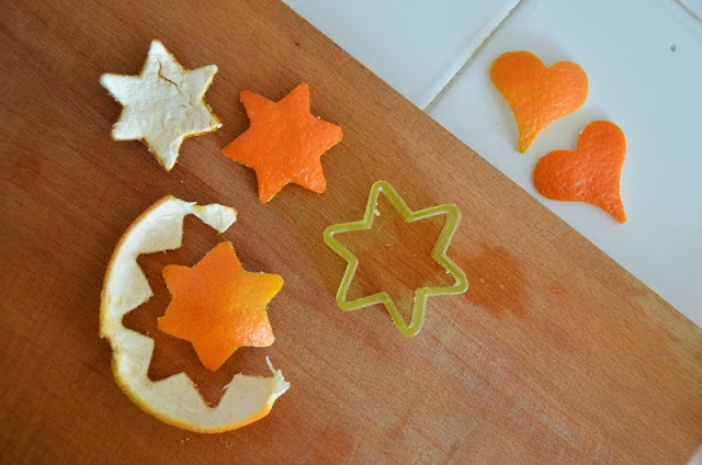 How to make mandarin orange peel garland